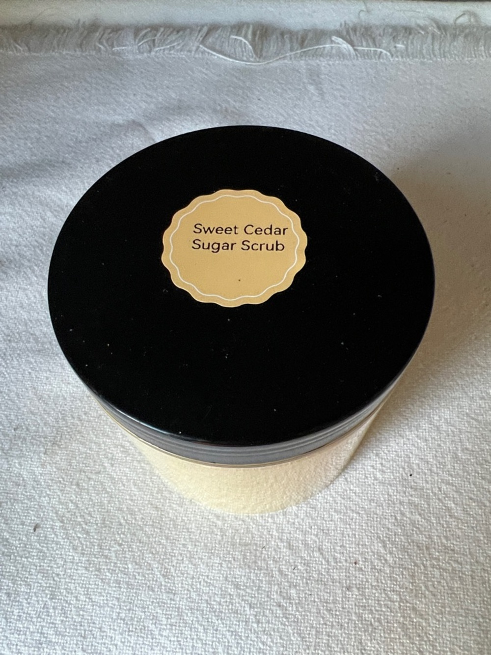 Sweet Cedar Wood Sugar Scrub 12 ounces hand crafted